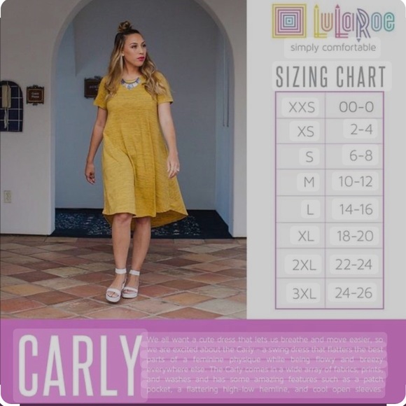 Lula Roe Carley Dress - Picture 5 of 5